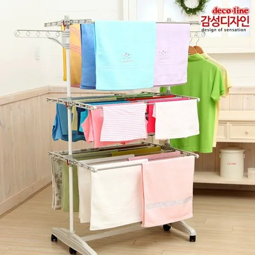 [데코라인] 빨래건조대 대형3단 (업체별도 무료배송)