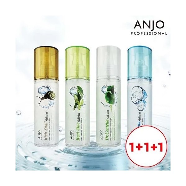 [앙쥬] 젤 미스트 130ml x 3개 (4종 중 선택) (업체별도 무료배송)
