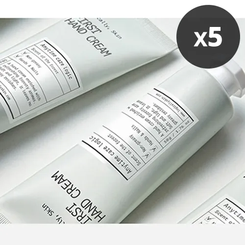 [로지컬리스킨] 퍼스트 고보습 핸드크림 50g x 5개 (업체별도 무료배송)