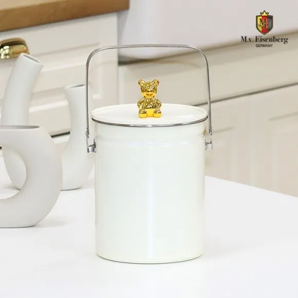 [아이젠베르그] 곰돌이 진공 음식물 쓰레기통 3L (업체별도 무료배송)