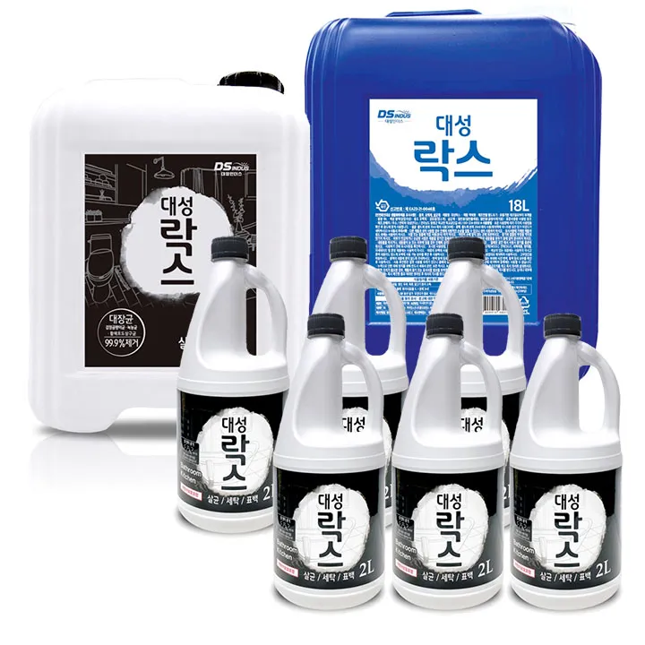 [대성락스] 살균력 99％ (2L*6개 / 13L / 18L) (업체별도 무료배송)