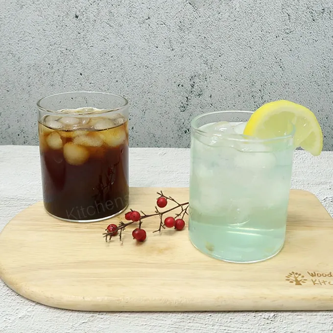 슬림 내열 유리컵 220ml*12개 세트 (업체별도 무료배송)