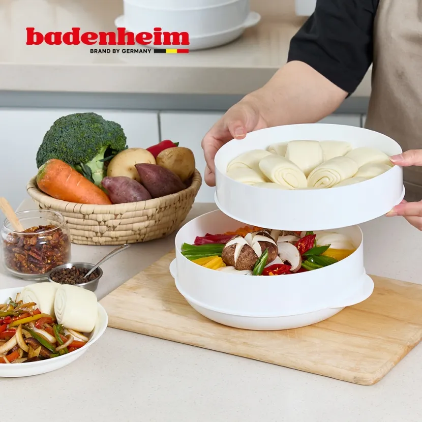 [바덴하임] 전자레인지 2단 찜기 (업체별도 무료배송)