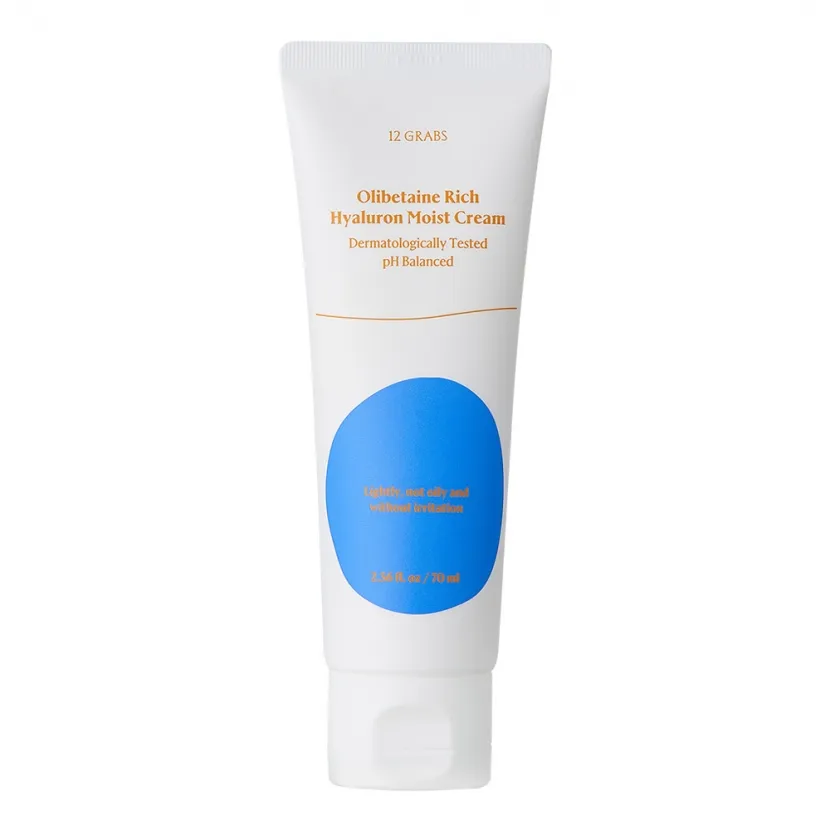 [12GRABS] 올리베타인 리치 히알루론 모이스트 크림 70ml (미백/주름개선 기능성)(업체별도 무료배송)