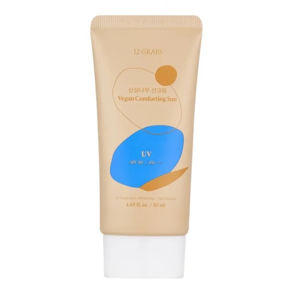 [12GRABS] 산삼나무 선크림 50ml SPF50+ PA++++ (3중 기능성)(업체별도 무료배송)