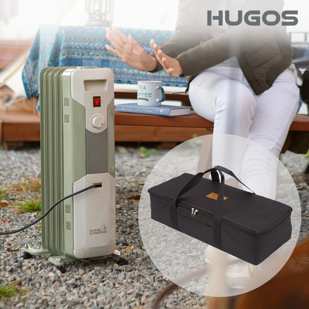[HUGOS] 캠핑 저소음 라디에이터 (난방조절/이동식바퀴/온도유지) (업체별도 무료배송)
