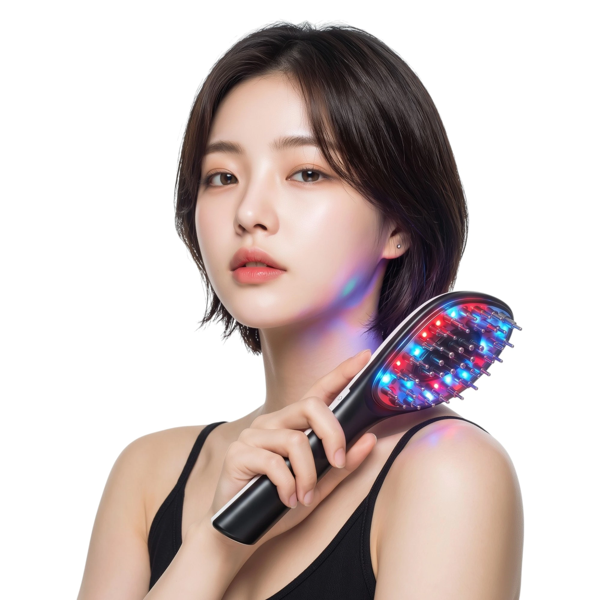 (리퍼) 펄케어 헤어프로 고주파 EMS 6in1 탈모 두피 관리기 (용액 도포 가능) (업체별도 무료배송)