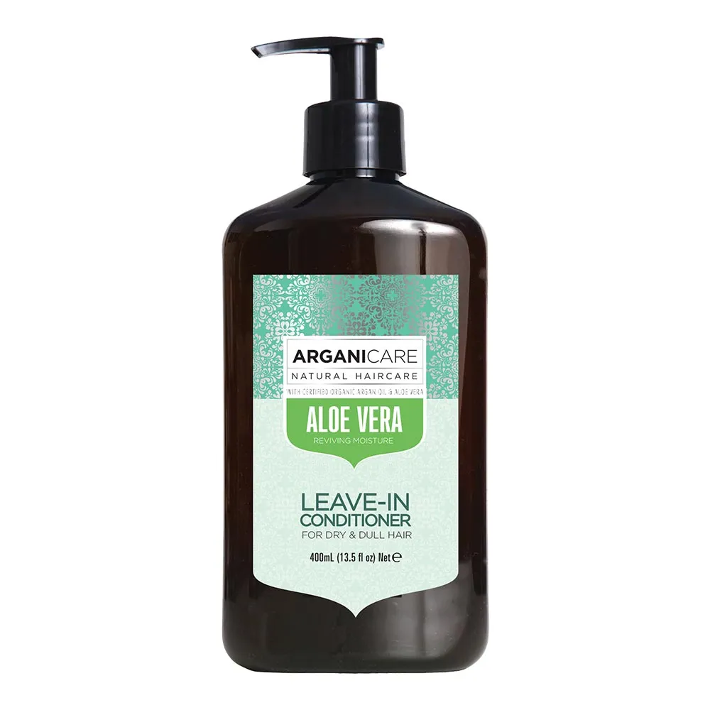 [아르가니케어] 알로에베라 리브인 컨디셔너 노워시 400ml 건조모발용 (업체별도 무료배송)