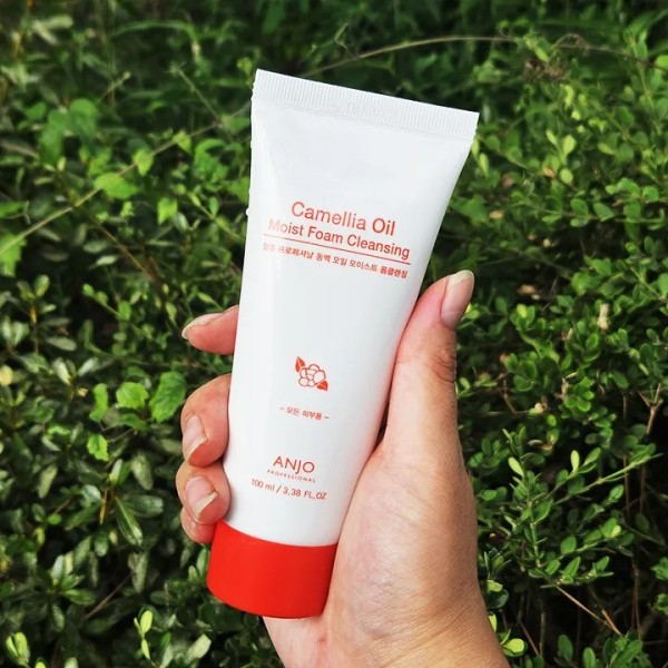 [앙쥬] 프로페셔날 동백 오일 모이스트 폼클렌징 100ml * 3개(업체별도 무료배송)