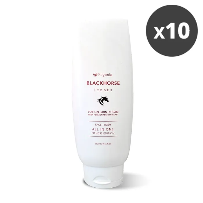 [포고니아] 블랙호스 남성용 로션 스킨 크림 올인원 280ml x 10개 (업체별도 무료배송)