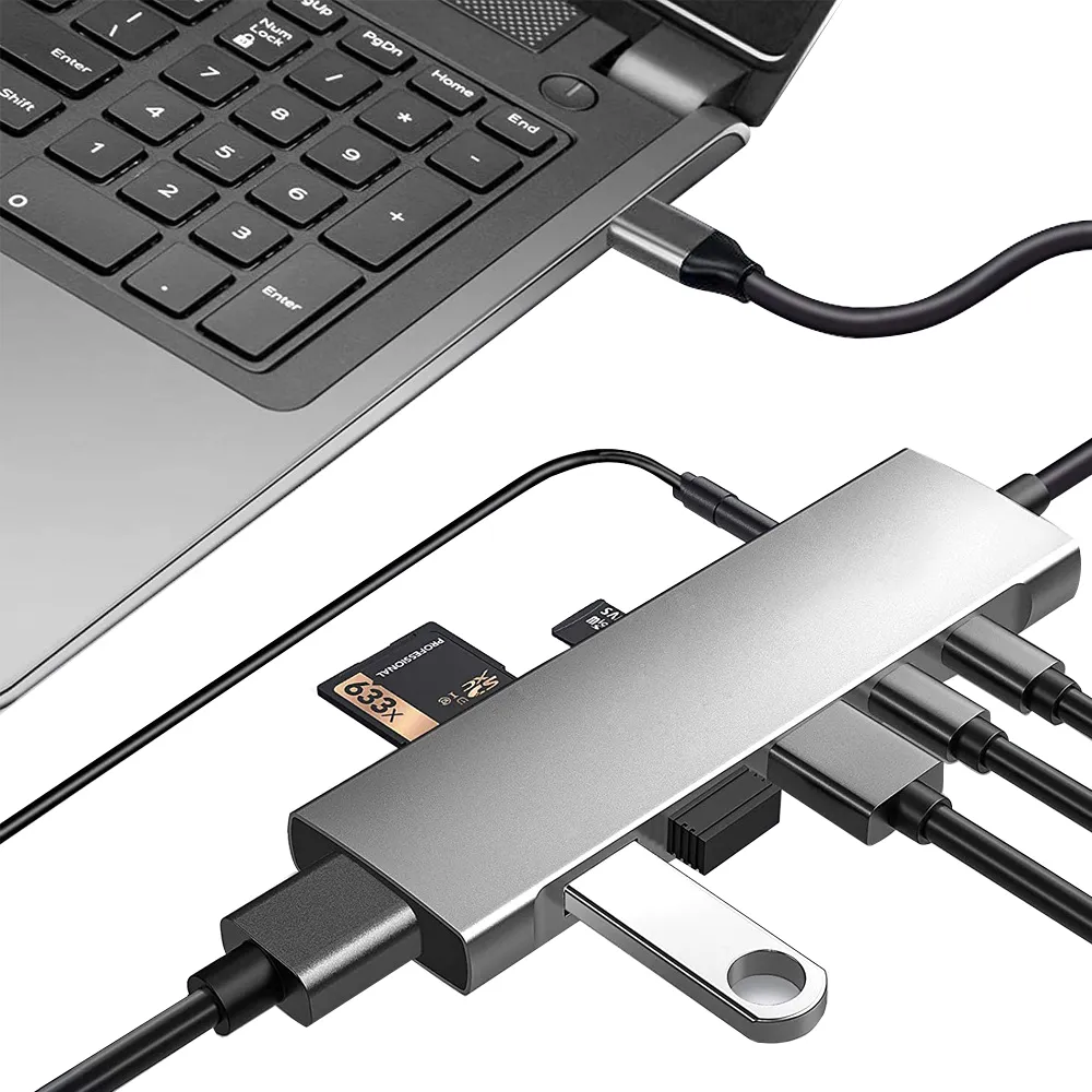 [BOSSWIZ] C타입 USB 멀티허브 9in1 BOS-H901(업체별도 무료배송)