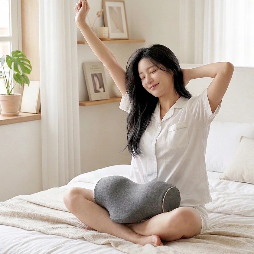 [일상나눔] PU 커브형 메모리폼 경추 베개 (업체별도 무료배송)
