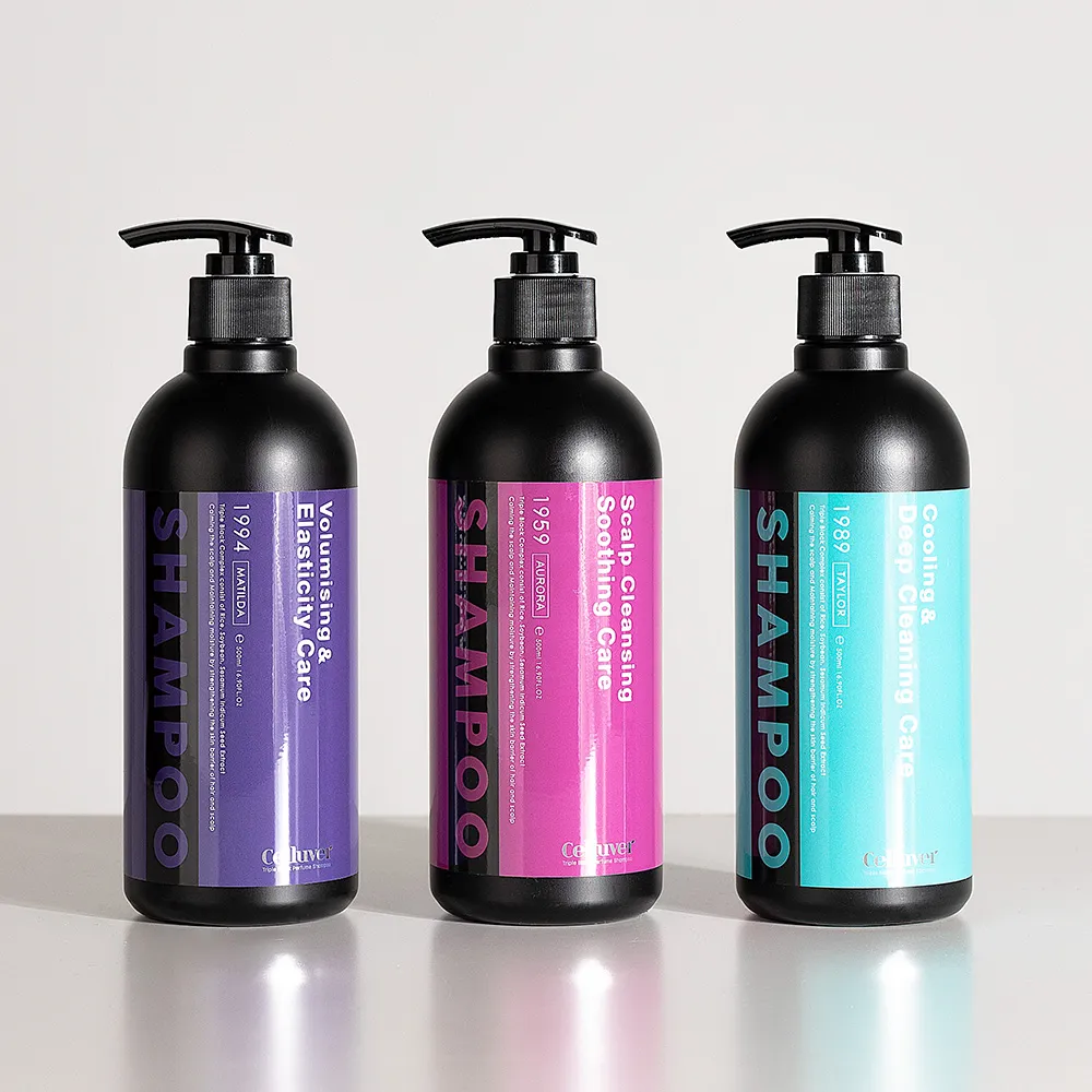 [셀러버] 두피 진정 블랙 퍼퓸 샴푸 500ml x 2개 (업체별도 무료배송)