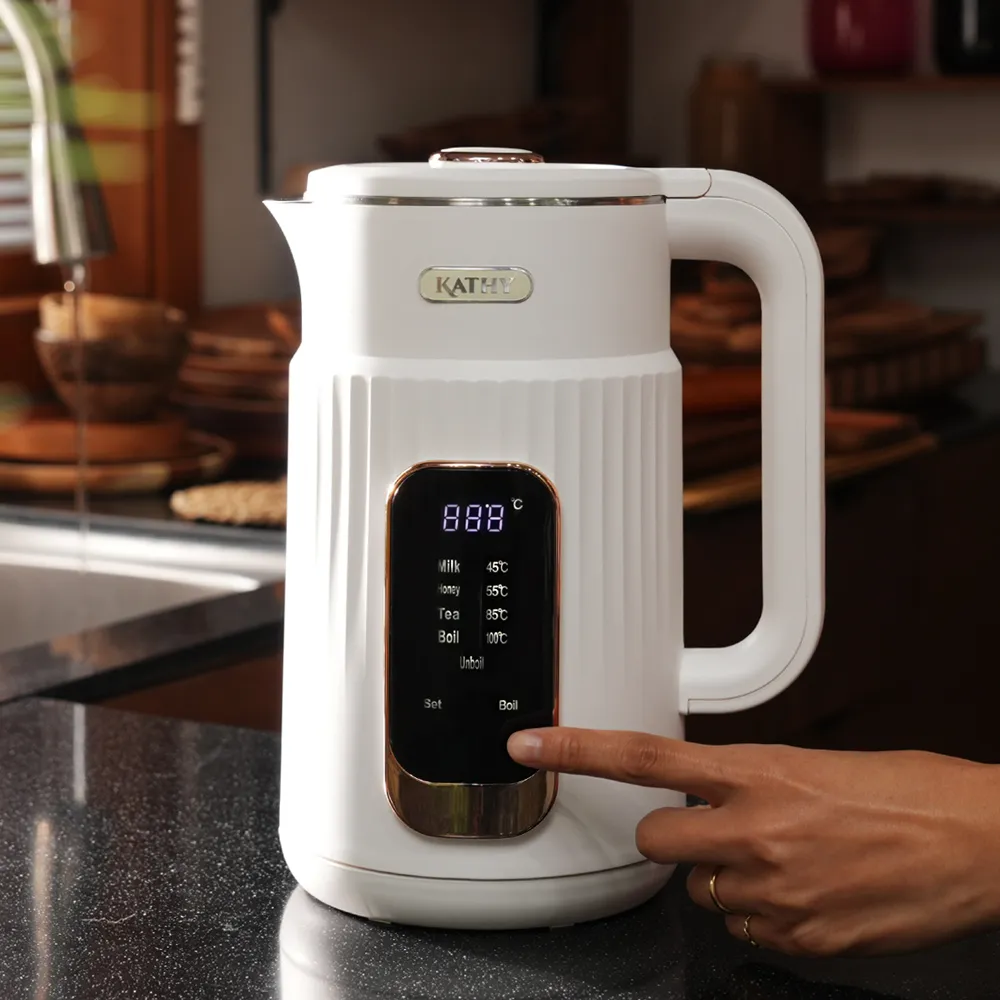 [캣티컬렉션] 퓨어화이트 디지털포트 1.5L KTY-7001EKT (업체별도 무료배송)
