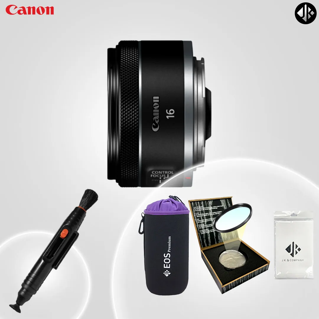 캐논 RF 16mm F2.8 STM + 포켓융 + 방수파우치 +렌즈 클리닝펜+ 43mm MCUV 슬림 필터