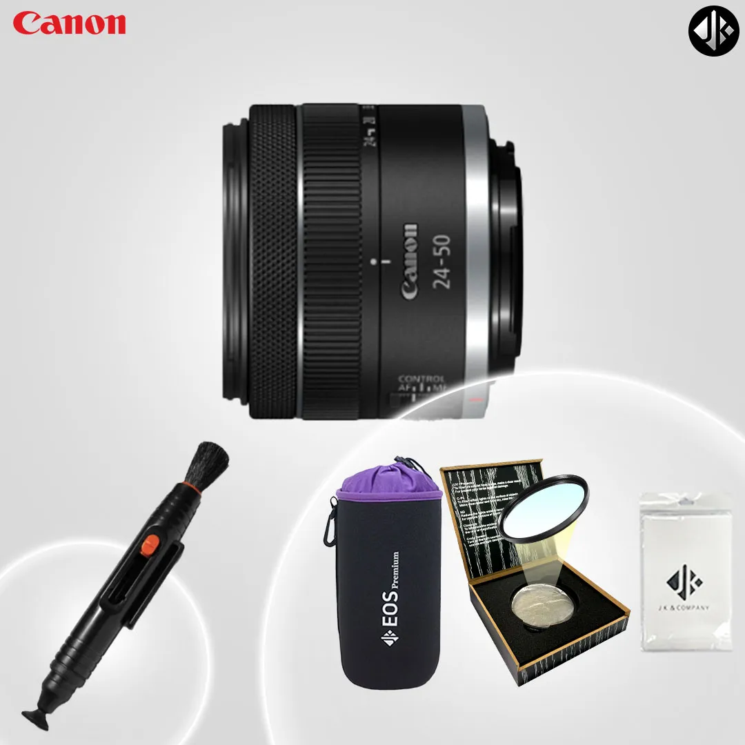 캐논 RF 24-50mm F4.5-6.3 IS STM + 포켓융 + 방수파우치 +렌즈 클리닝펜+ 58mm MCUV 필터