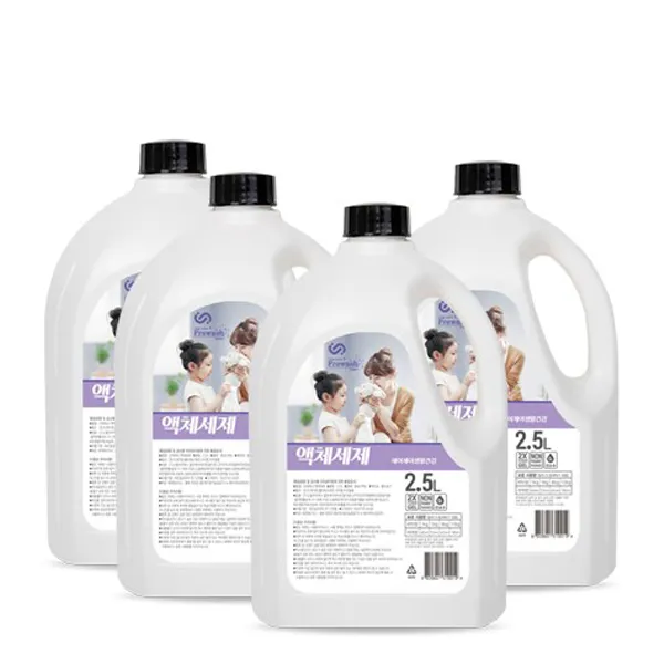[제이제이] 프레워시 액체세제 2.5L * 4개 (업체별도 무료배송)