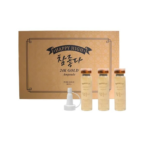 [참좋다] 24K 골드 앰플 17ml * 10개입 + 쇼핑백 증정 (미백/주름개선 기능성)(업체별도 무료배송)