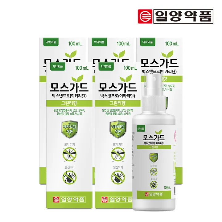 [일양약품] 모스가드 스프레이 100ml X 5통 / 모기기피 진드기기피 (업체별도 무료배송)