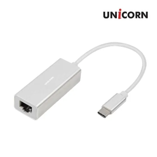 [유니콘] USB C타입 기가(GIGA) 유선랜카드 TC-1000G (업체별도 무료배송)