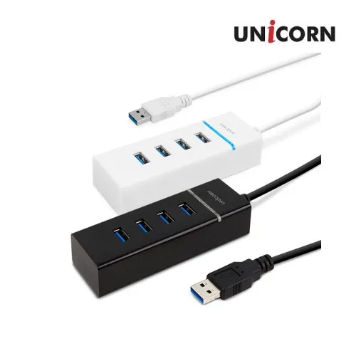 [유니콘] USB3.0 A타입 4포트 USB허브 무전원방식 RH-3040 (업체별도 무료배송)