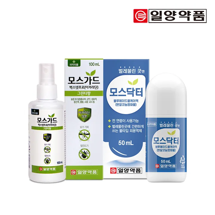 [일양약품] 모스닥터 모스가드 스프레이 택 / 모기기피 진드기기피 소독 (업체별도 무료배송)