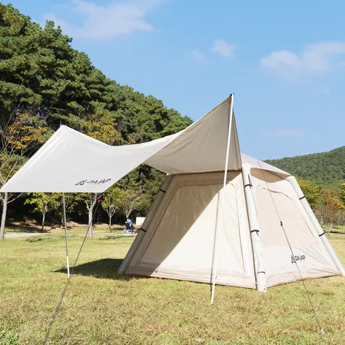 [다잡캠핑] 초경량 원터치 오토 에어텐트+그라운드시트 2구성 택1 (업체별도 무료배송)