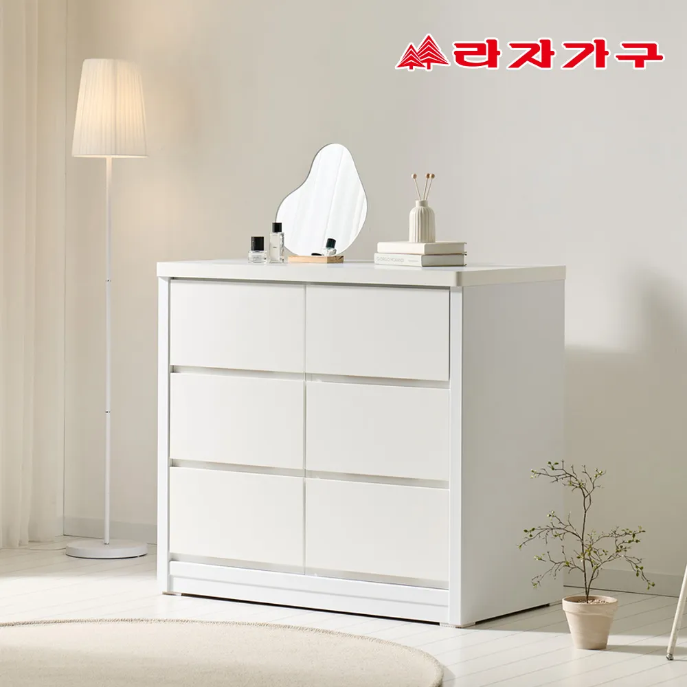 [라자가구] 빅자이언트 1000 3단 칸칸 속깊은 E0 다용도 옷 수납 서랍장 (방문설치배송)