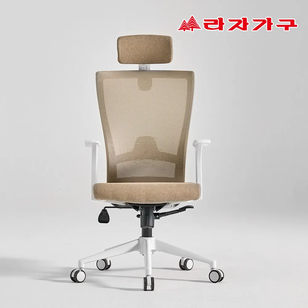 [라자가구] 제스 헤드형 에어메쉬 국내제작 사무실 회의실 컴퓨터 학생 책상 의자 (업체별도 무료배송)
