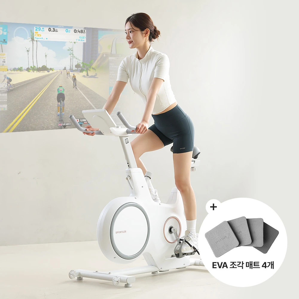 스포틀러 오브제 메타 ERG 스핀바이크 실내 자전거 가정용 스피닝 즈위프트 게임 싸이클 (업체별도 무료배송)