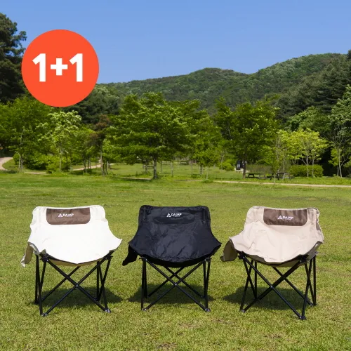 [다잡캠핑] 휴대용 감성 릴렉스 로우체어 1+1 3컬러 택1 (업체별도 무료배송)