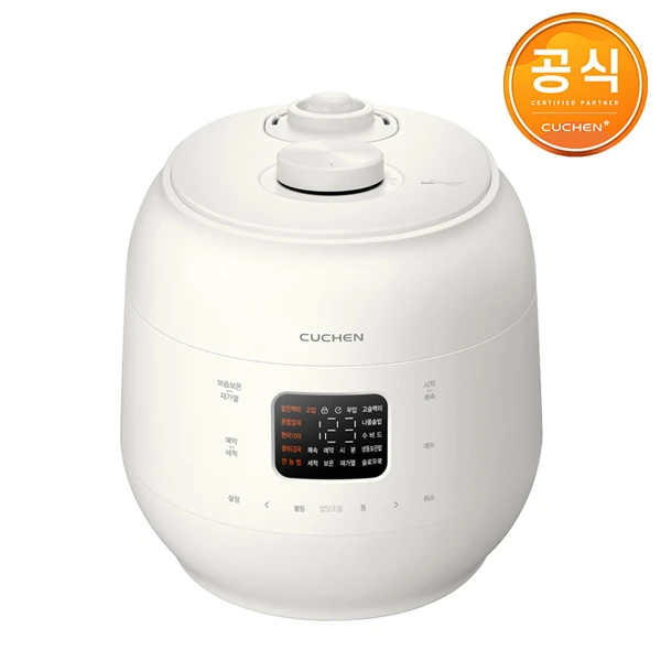 [쿠첸] 26년 듀얼프레셔 더 뉴핏 10인용 전기압력밥솥 CRS-FWFD1010DFMW (업체별도 무료배송)
