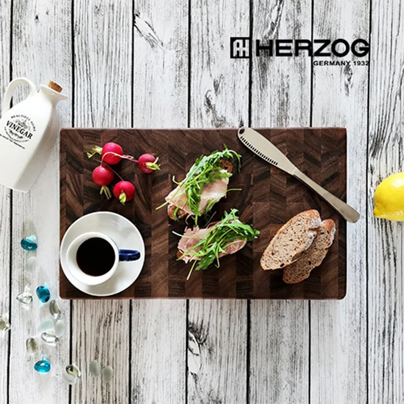 [HERZOG] 향균검증 두께 4cm 레인트리 엔드 그레인 원목도마 (거치대 추가구매가능) (업체별도 무료배송)