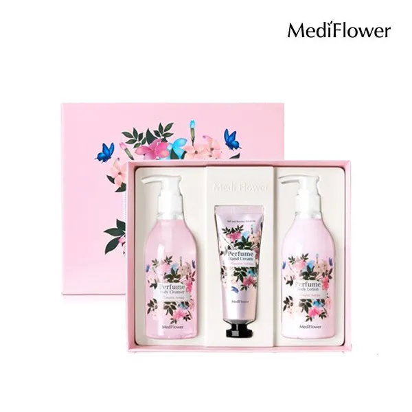 [메디플라워] 퍼퓸 로맨틱 홀리데이 바디케어세트 (업체별도 무료배송)