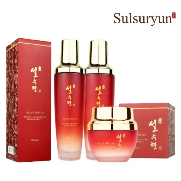 [설수련] 진 한방 농축 수액/유액/영양크림 3종 골라담기 (주름개선 기능성)(업체별도 무료배송)