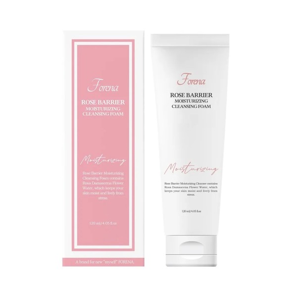 [포레나] 로즈 베리어 모이스처라이징 클렌징 폼 120ml