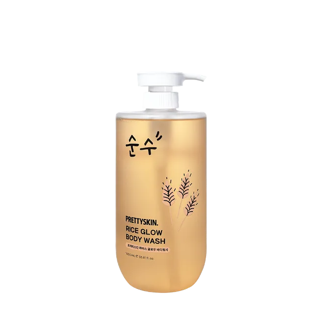 [프리티스킨] 라이스 글로우 바디워시 1000ml (업체별도 무료배송)