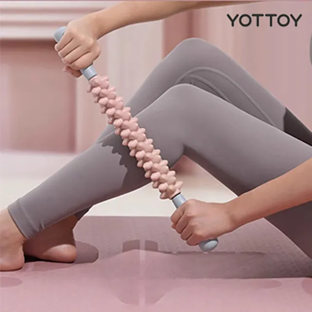 [YOTTOY] 요토이 TPR 마사지스틱 마사지봉 (핑크) 종아리 어깨 허벅지 셀프관리 (업체별도 무료배송)