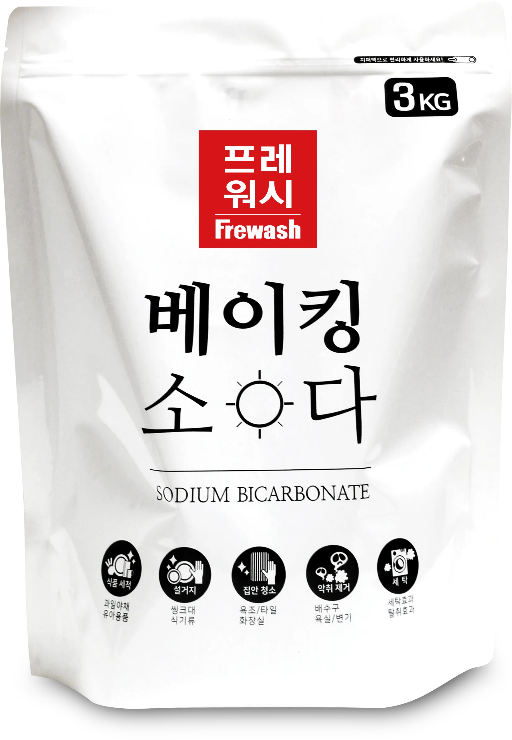 자연담은 프레워시 베이킹소다 3kg 대용량 (업체별도 무료배송)