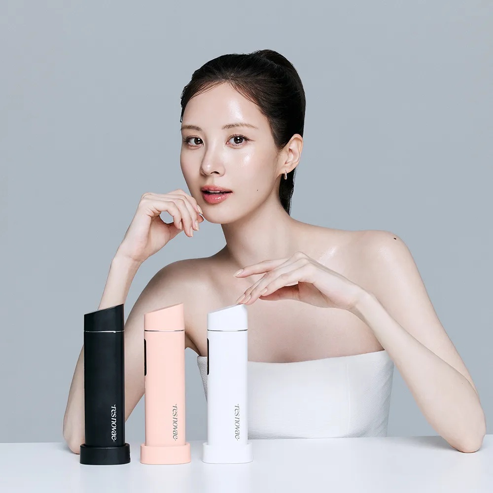 레스노베 서현 코어 임팩트 뷰티디바이스 초음파 얼굴마사지기 홈케어+전용앰플 30ml 3종 (업체별도 무료배송)