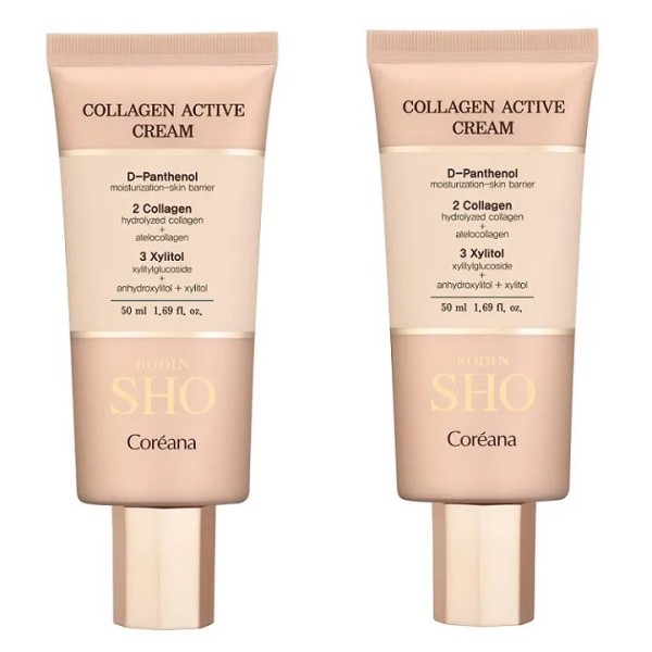 [1+1][코리아나] 로댕쇼 콜라겐 액티브 크림 50ml (미백/주름개선 기능성)(업체별도 무료배송)
