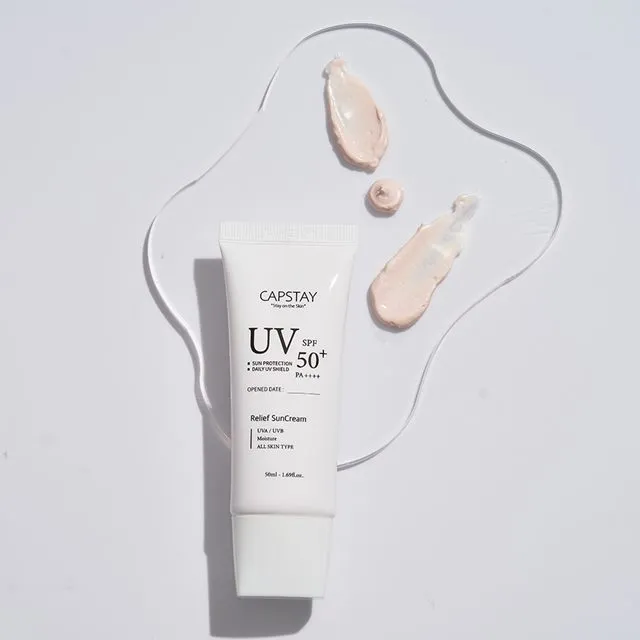 [1+1] [캡스테이] 3중 기능성 혼합자차 릴리프 선크림(SPF50++++) 50ml (업체별도 무료배송)