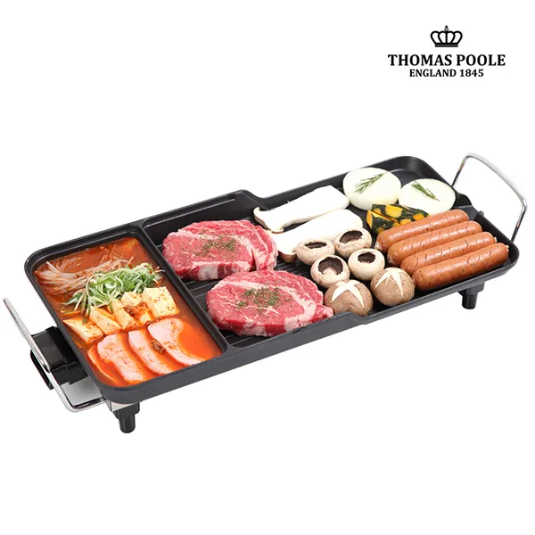 [THOMAS POOLE] 토마스풀 패밀리 3in 1 멀티 와이드그릴 EGK-MG68000(업체별도 무료배송)