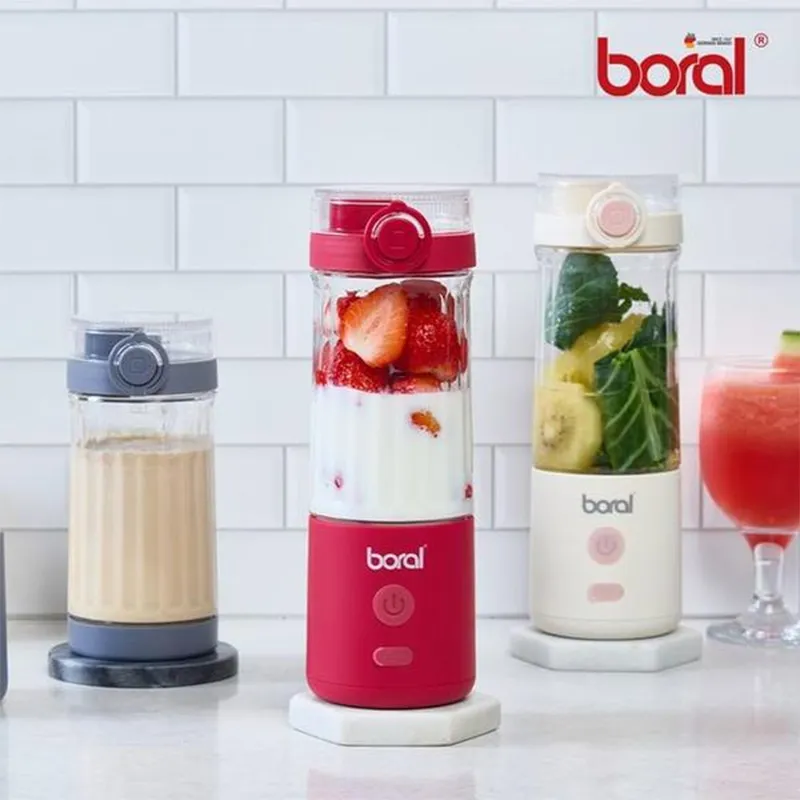 (리퍼) [Boral] 보랄 쉐이크 무빙 무선 블랜더 BR-600BL(리퍼/색상랜덤발송)(업체별도 무료배송)