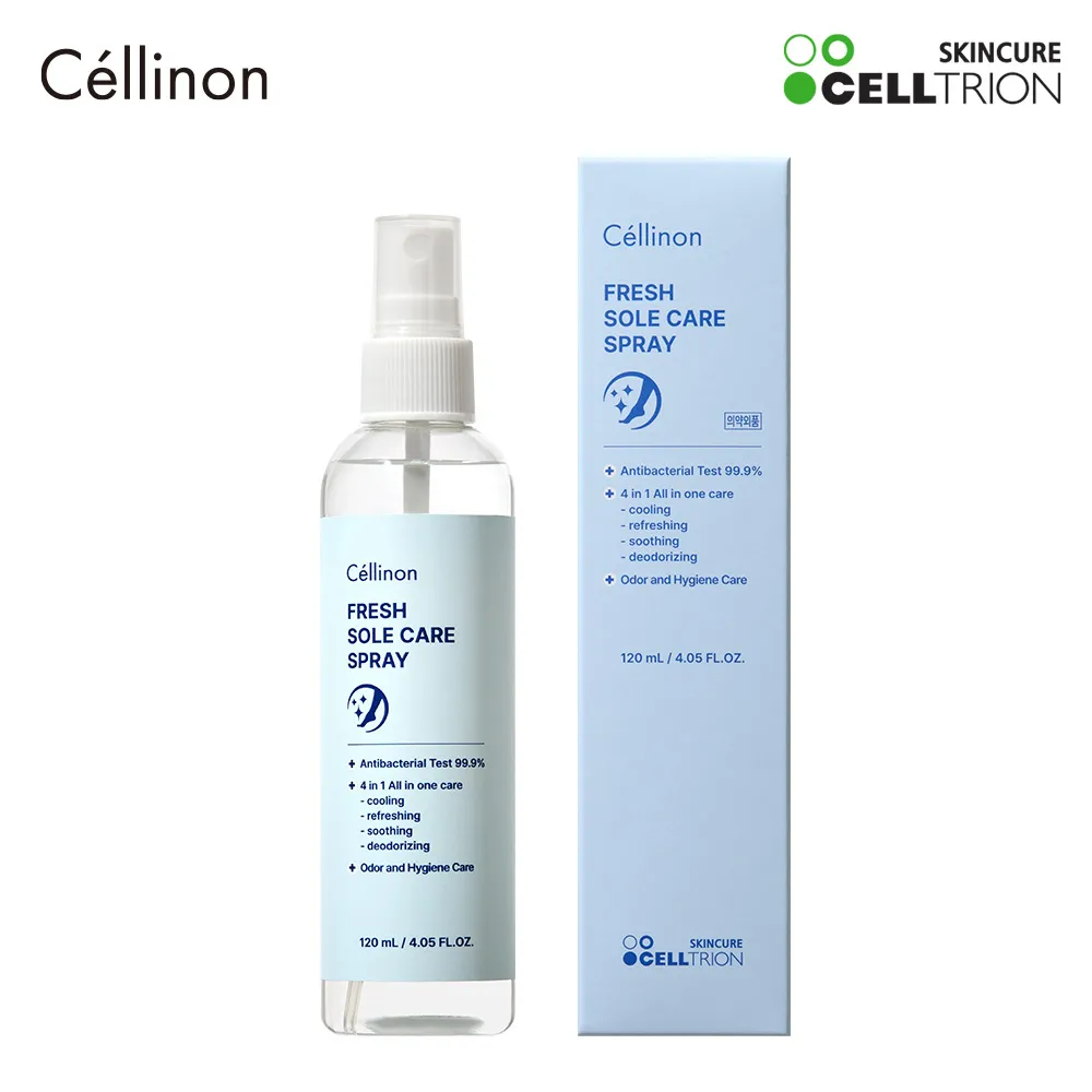 [셀트리온] 셀린온 프레쉬 솔케어 무좀 풋스프레이 120ml (의약외품)(업체별도 무료배송)