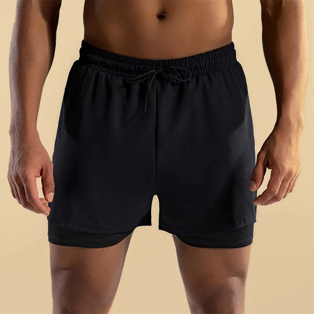 러닝 레깅스 일체형 숏팬츠 3color (M~3XL) (업체별도 무료배송)