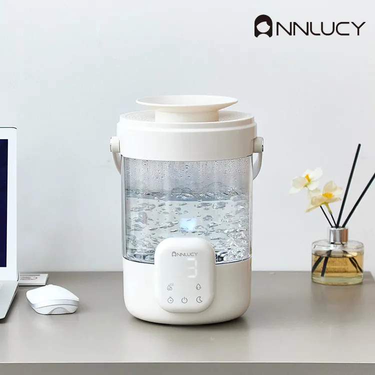 [앤루시] 글라스 클라우드 가열식 가습기 ANN-1101B (업체별도 무료배송)