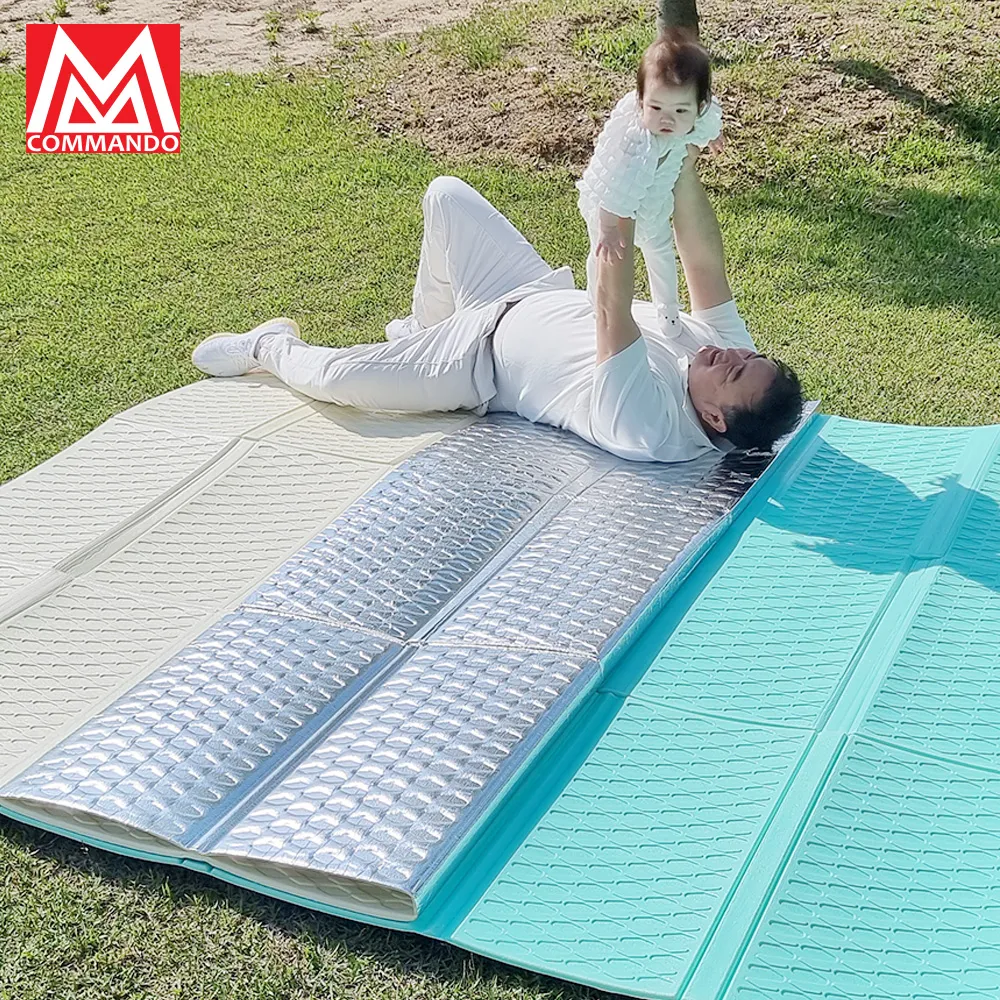 국내최초 프리미엄 240x200 대형 은박 팩트코팅 캠핑매트 발포매트 돗자리 (업체별도 무료배송)