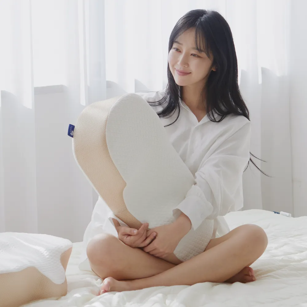 [루아베] 목디스크 일자목 거북목베개 고밀도 메모리폼 경추 베개 (업체별도 무료배송)