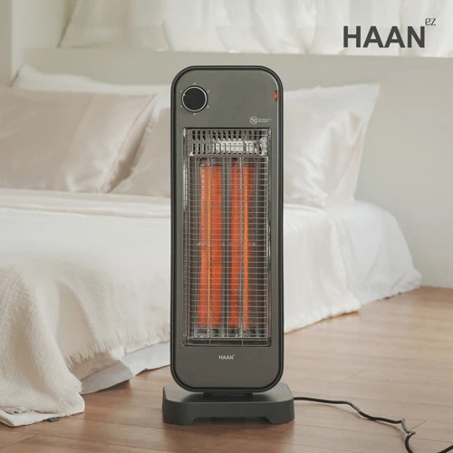[한경희] 프리미엄 자동좌우회전 2단 카본 전기히터 HAAN-Q3500 (그레이)(업체별도 무료배송)
